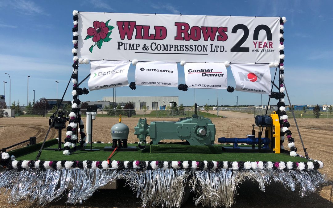 2017 marked the 20th Anniversary of WILD ROWS PUMP & COMPRESSION ltd